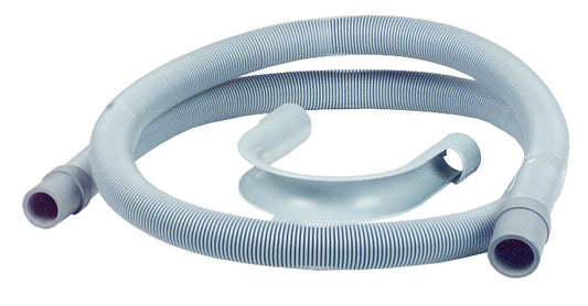PVC spiral drain hose for washing machines and dishwashers. Size: 3/4", Length: 1500 mm