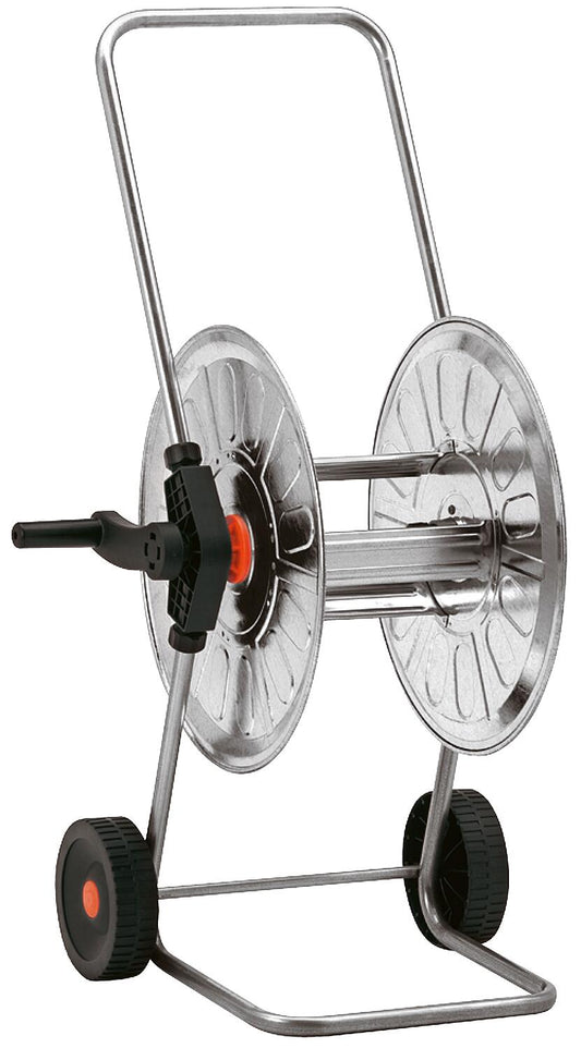 Schlauchwagen aus Metall, Verbindungselemente aus Kunststoff, Schlauchabgang 3/4"