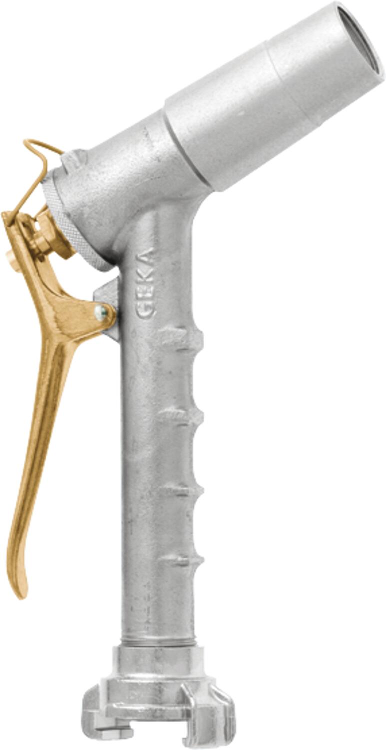 Geka watering nozzle, light alloy, Geka-plus connection suitable for hose sizes 3/8" - 1 1/2"