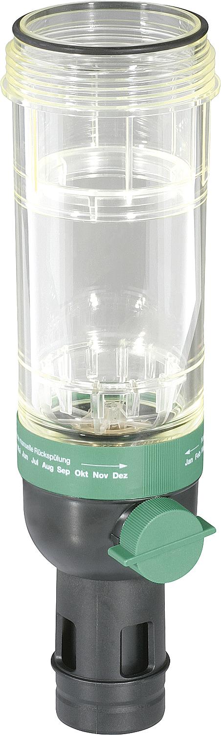 Clear filter cup with O-ring for 1/2"-1 1/4" connections, for HS10S domestic water station "New Version"