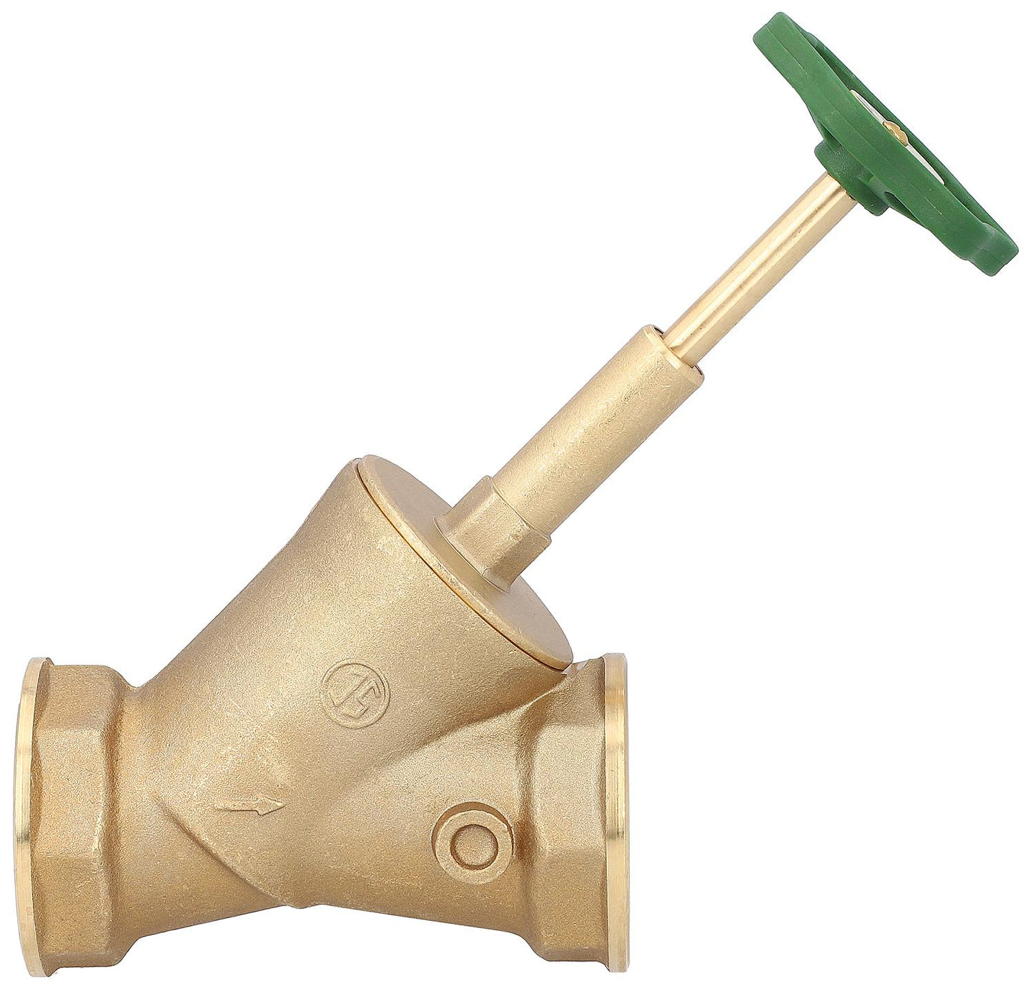 Vanne à siège incliné à filetage intérieur, sans purge