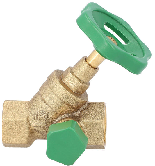 Schrägsitzventil mit IG mit Entleerung