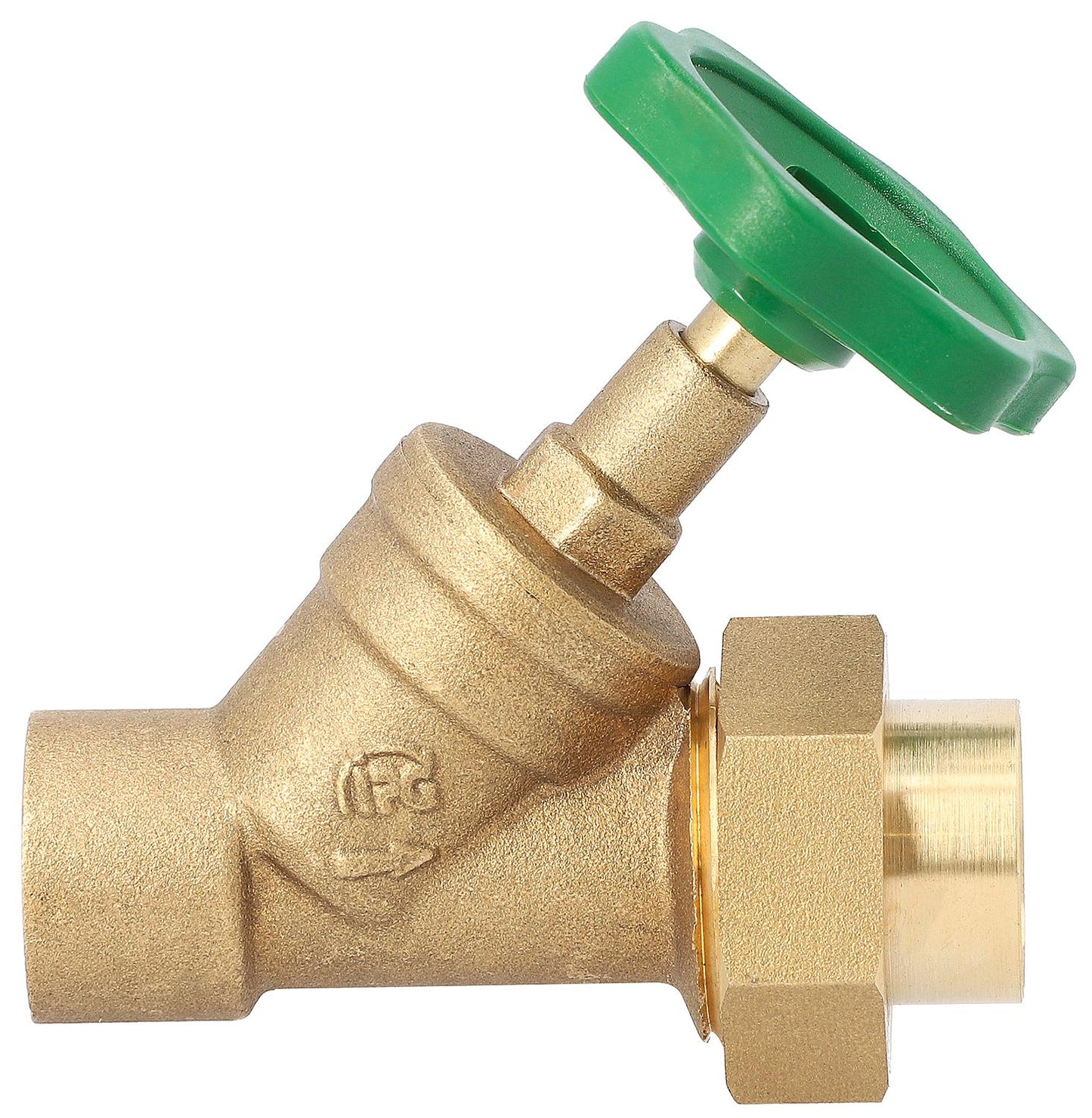Vanne à siège incliné avec connexion à souder 15 mm