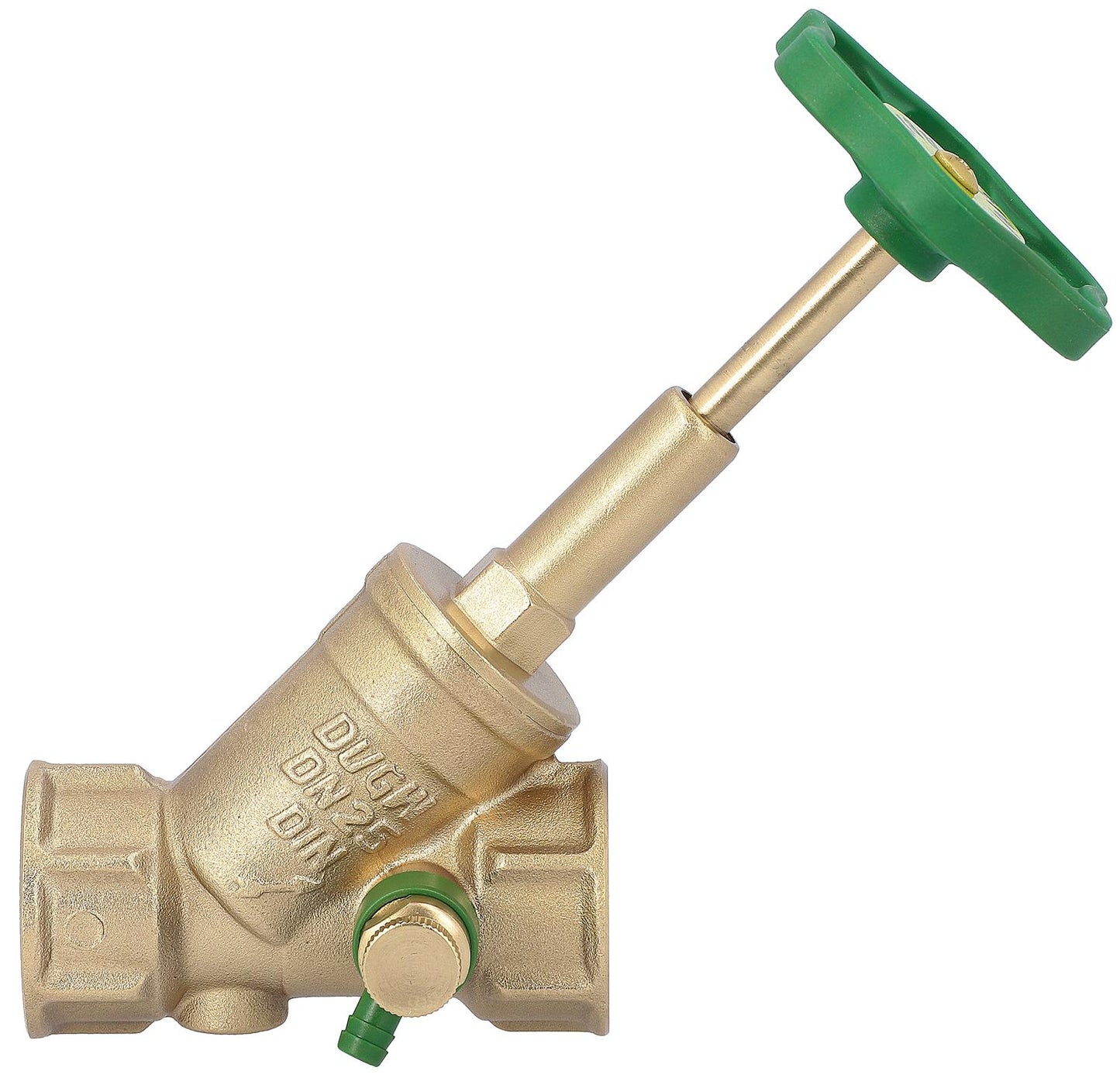 Angle seat valve DIN-DVGW with drain DN 50 2"
