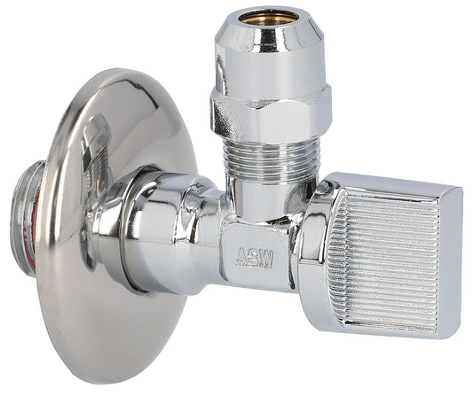 Kugel-Eckventil, verchromt