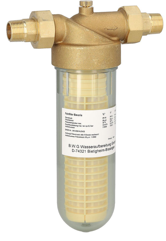 BWG Fine Filter DVGW Type Bavaria 3/4"