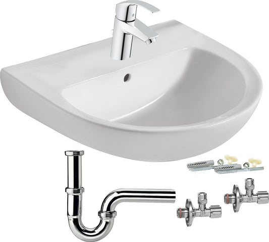 Brand package washbasin set Ideal Standard, Grohe, Viega, Schell, Fischer