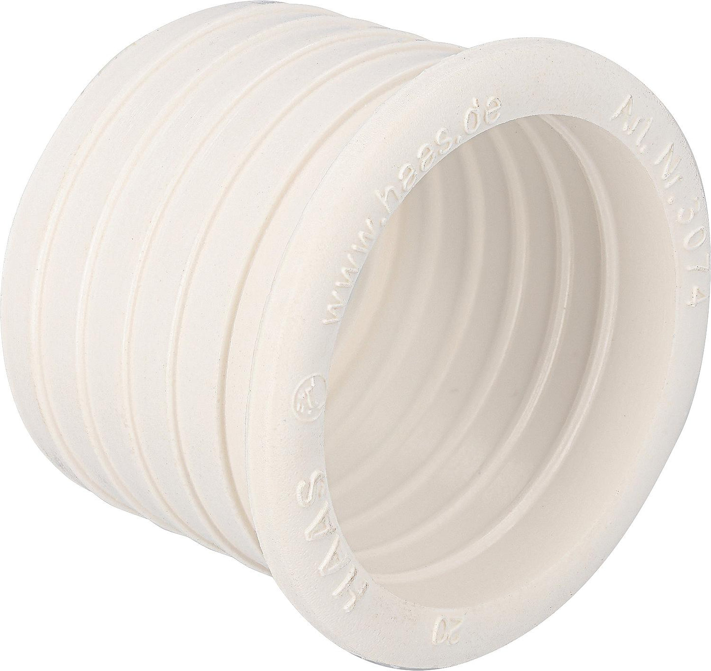 Rubber nipple for siphon pipes with pointed end 32/40