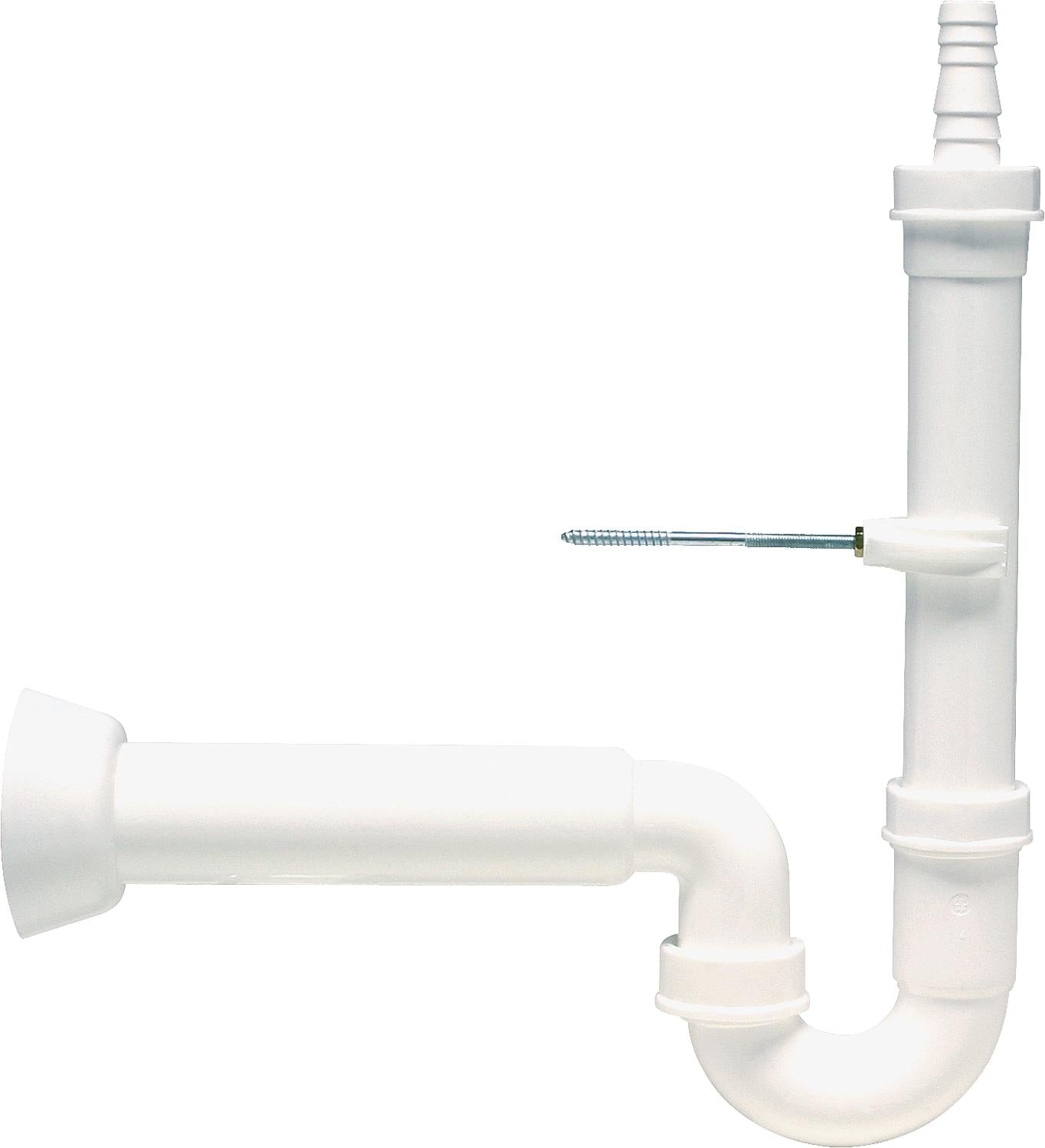 Waschmaschinen-Siphon 11/2" DN 50 mit Wandbefestigung