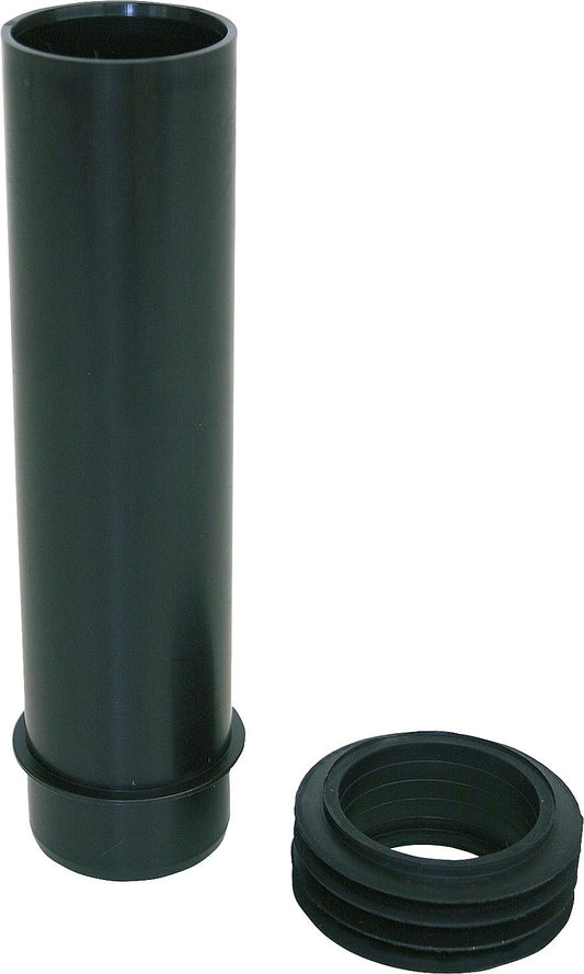 Tuyau d'arrivée WC Ø 55 mm avec raccord de tuyau de chasse d'eau 180 mm L.