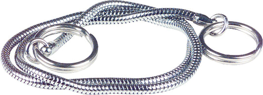 Snake chains with split rings on both ends, 30 cm long, suitable for chrome washbasins