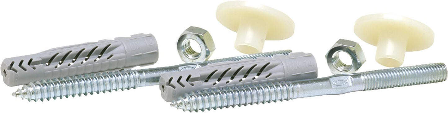 Kit de fixation pour lavabo, galvanisé, M10x140 mm
