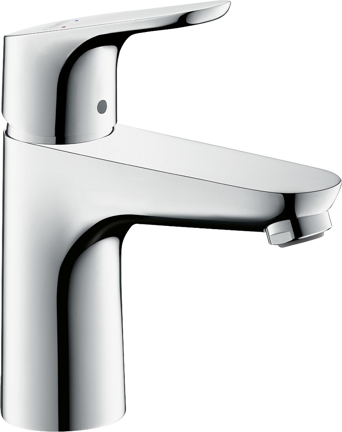 Hansgrohe 100 Focus Eco C3 basin mixer, 119 mm projection, chrome