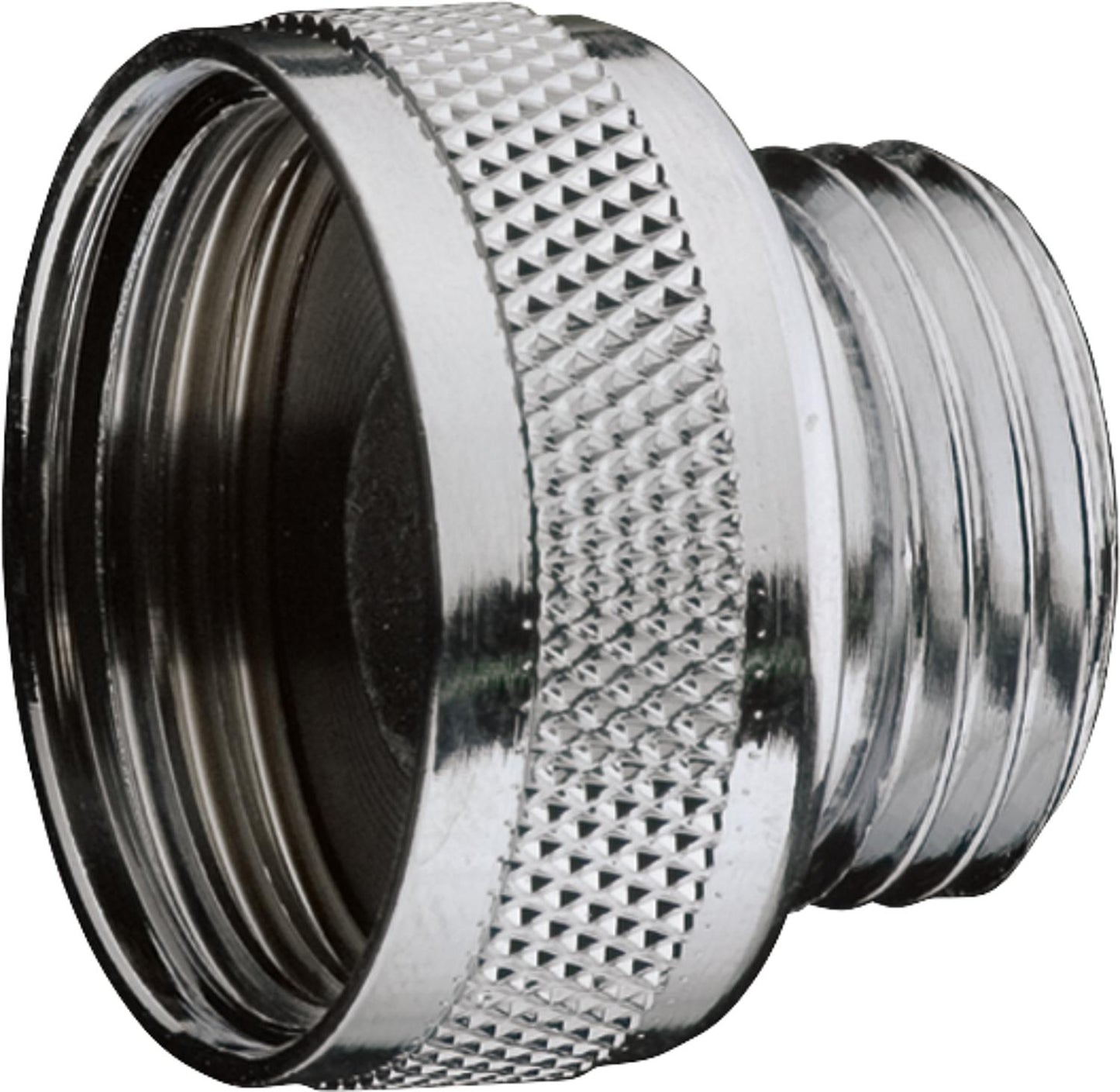 Mamelon fileté IxA 3/4" x 1/2" en laiton chromé