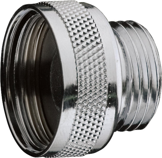 Mamelon fileté IxA 3/4" x 1/2" en laiton chromé