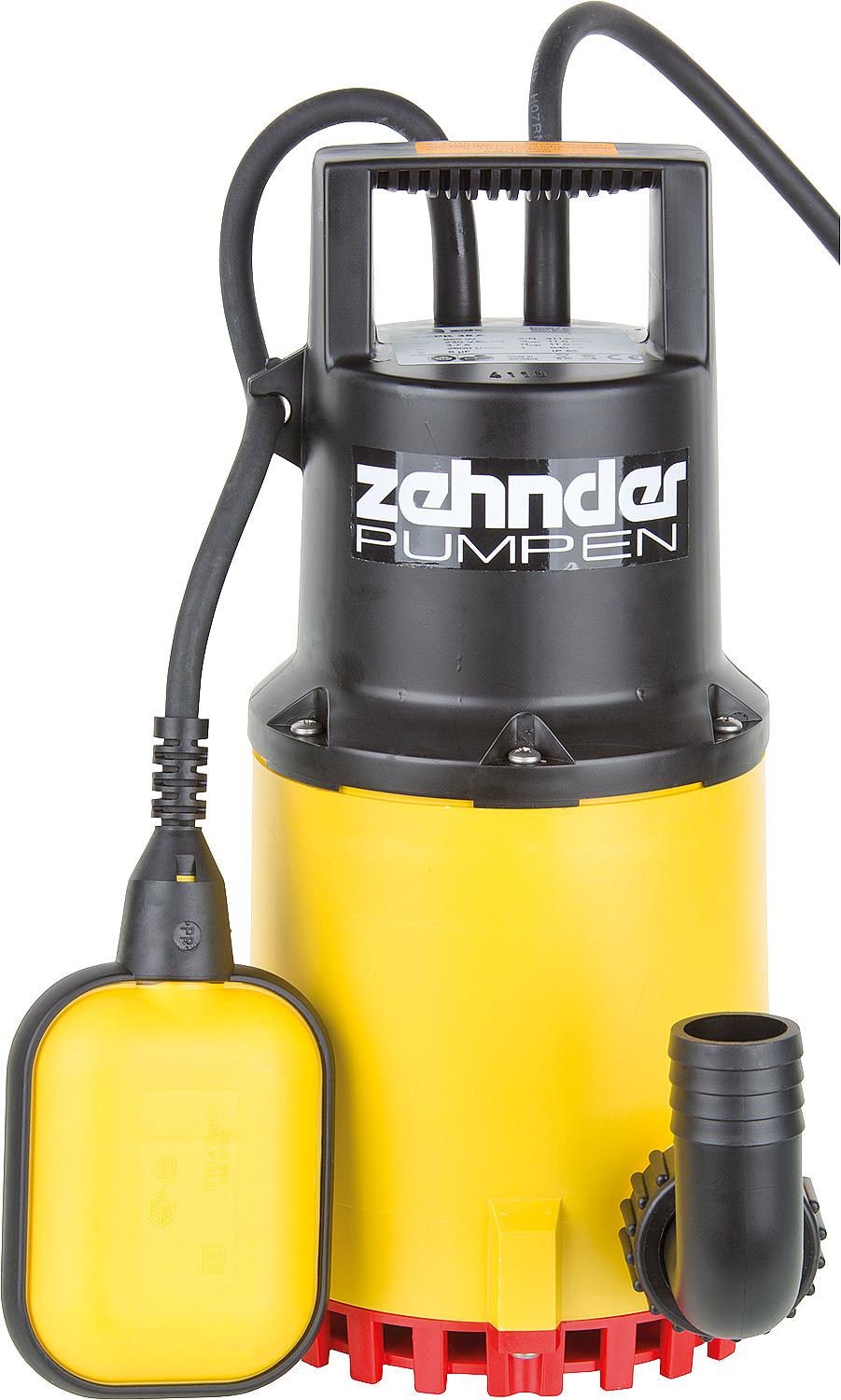 Submersible dirty water pump for aggressive media, type S-ZPK 35A with float switch