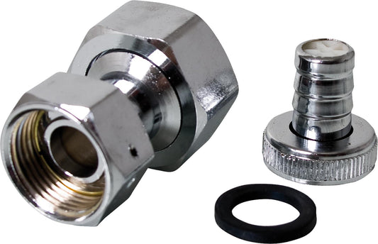 Mounting kit between 3/4" tap and dispensing hose