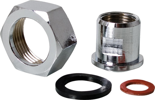 Accessory washbasin counter, screw connection R3/8" x 3/4" for angle valve