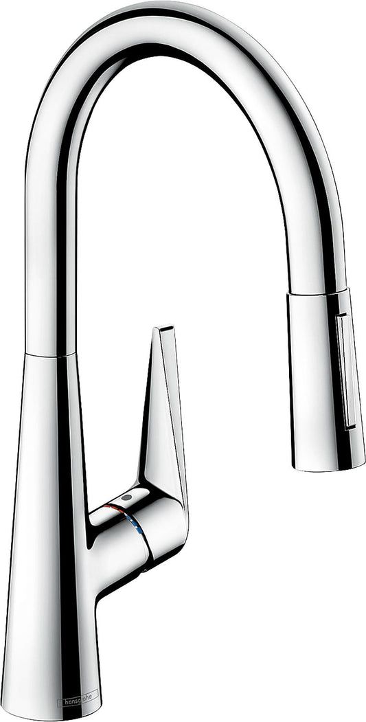 Spültischmischer Hansgrohe Talis S 200 herausziehbare Geschirrbrause Ausladung 213 mm chrom