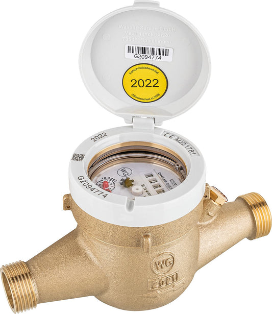 MNR multi-jet meter Qn 2.5, 3/4", L 190 mm, cold, incl. certification fee