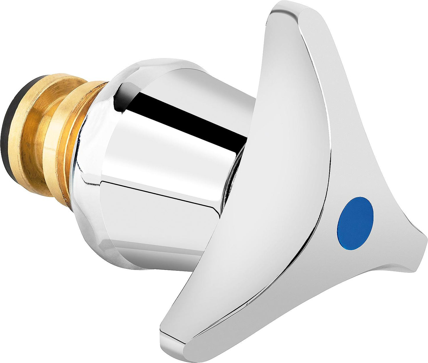 Top part 1/2" cold with Zamak three-star handle eco.