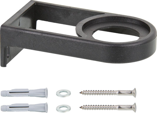 Wandhalterung für Ausgussbecken mit Schrauben und Dübel, schwarz