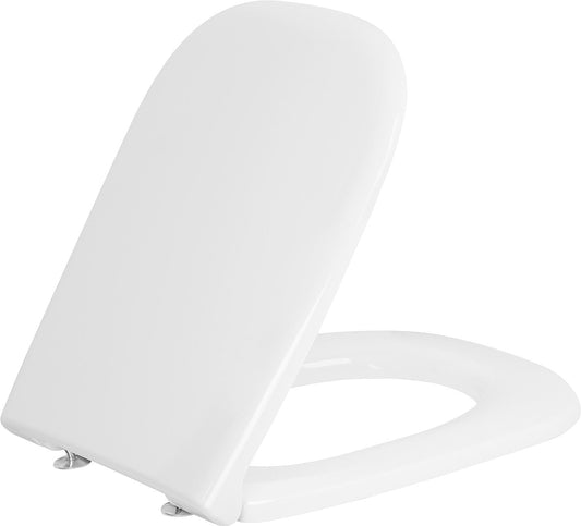 Duravit D-Code Standard toilet seat, white, for Compact toilets