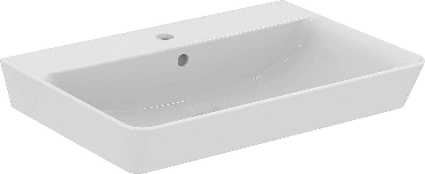 Lavabo Ideal Standard Connect Air (L x H x P) : 650 x 460 x 160 mm, céramique, blanc