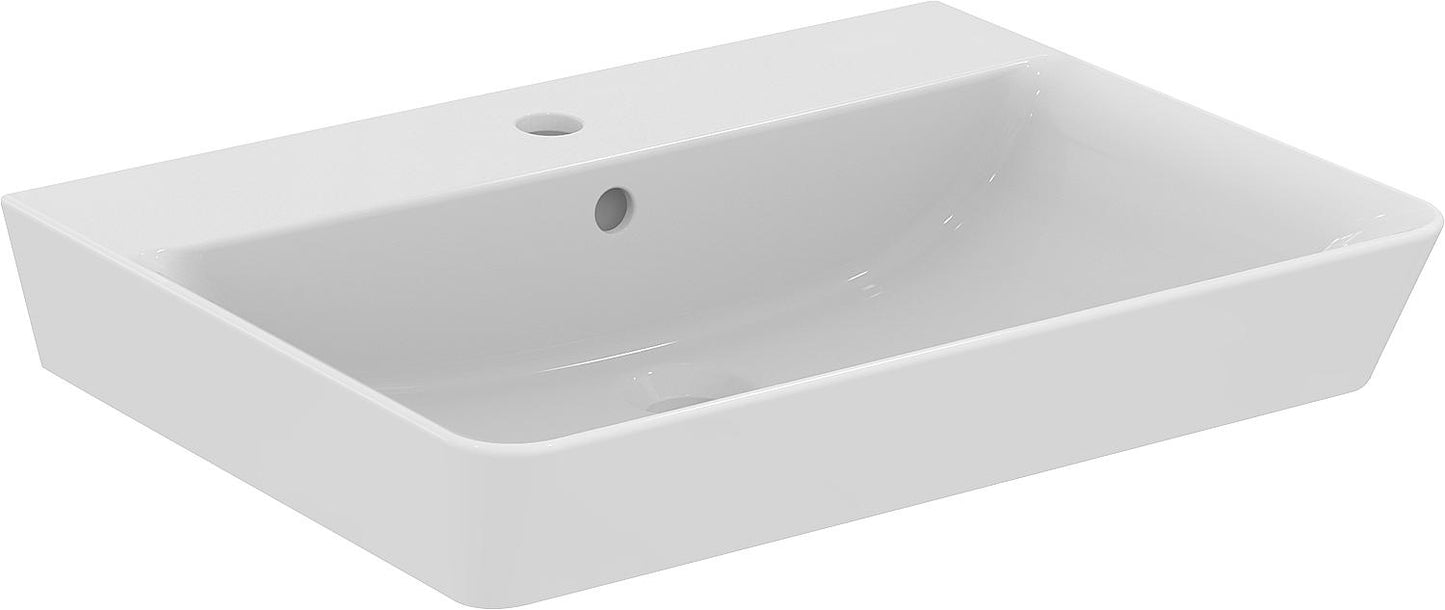 Lavabo Ideal Standard Connect Air (L x H x P) : 650 x 460 x 160 mm, céramique, blanc