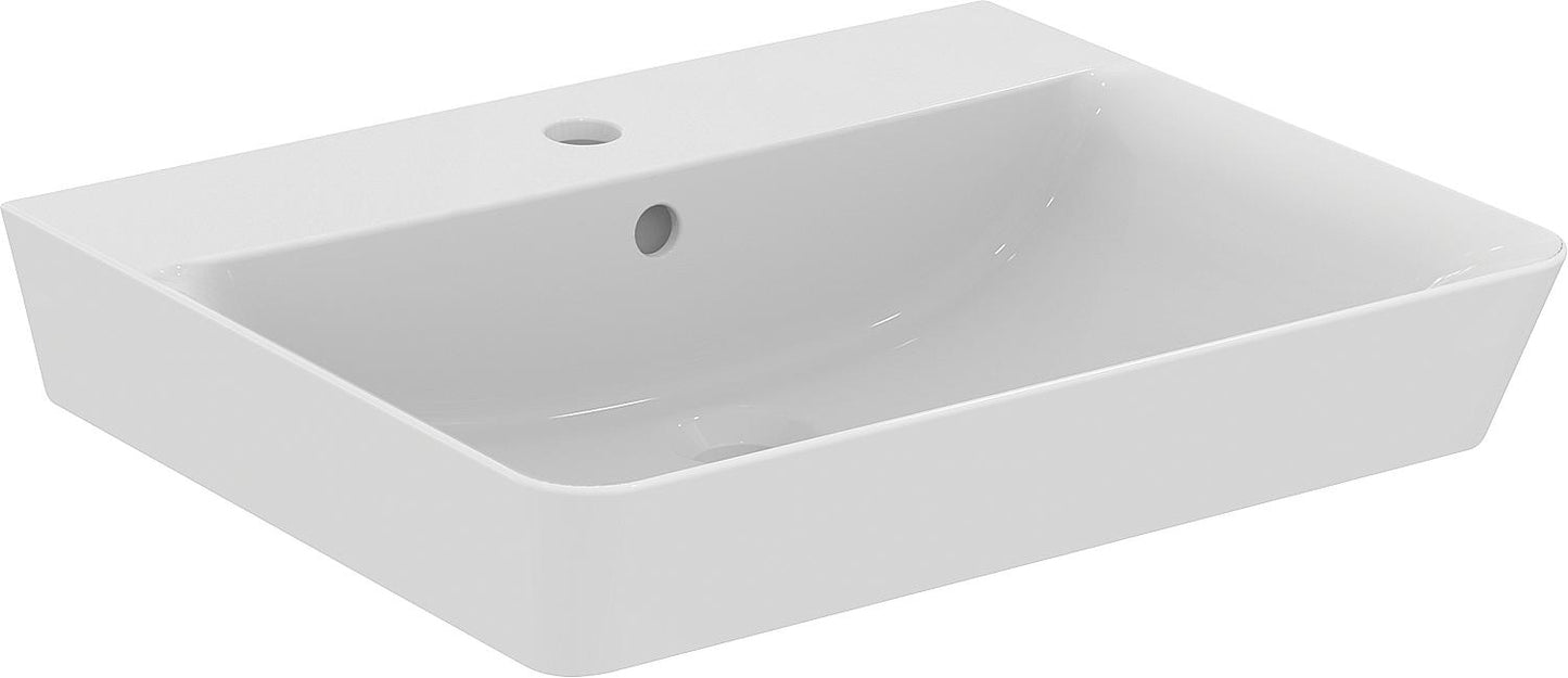 Lavabo Ideal Standard Connect Air (L x H x P) : 650 x 460 x 160 mm, céramique, blanc