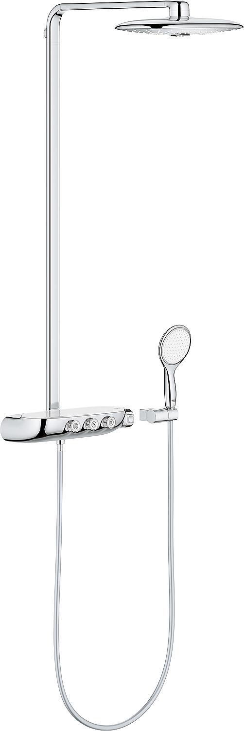 Brause-System Grohe SmartControl 360 Duo Handbrause, Kopfbrause 220x361 mm und Thermostat chrom