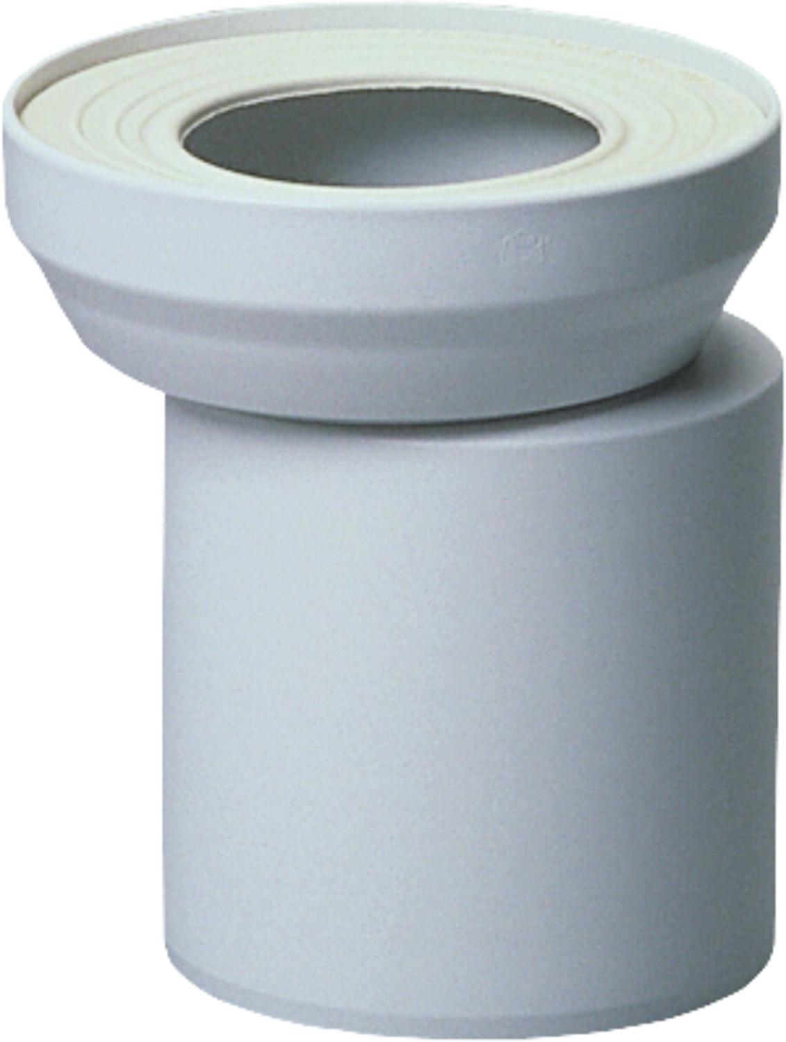 Raccord excentrique WC DN100 blanc