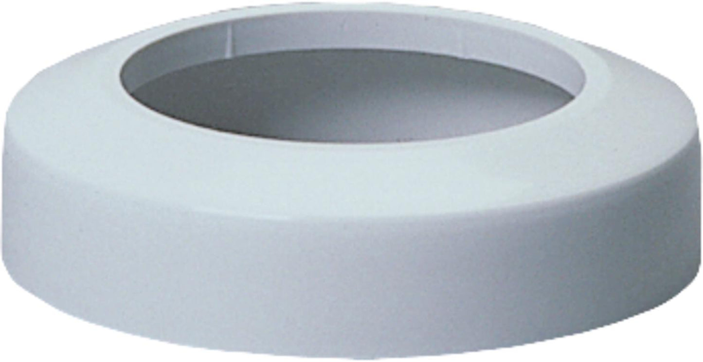 Flachrosette DN100 weiss