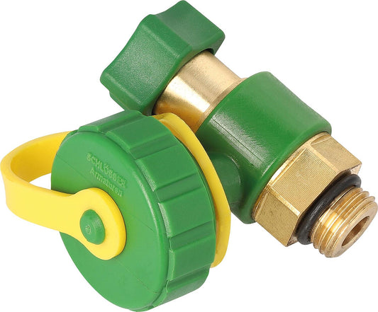 Vanne de vidange avec raccord de tuyau