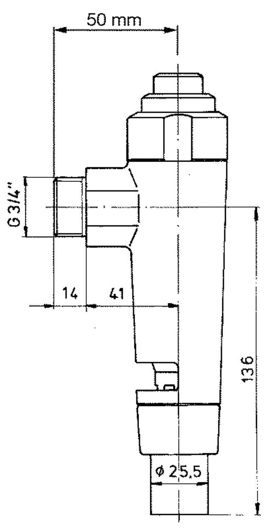 Ersatzteile für WC Druckspüler Typ 880