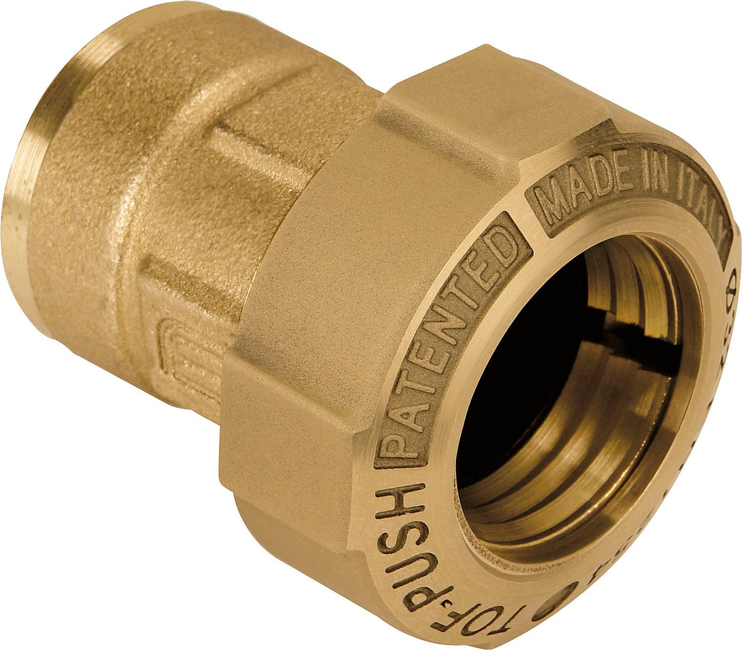 Connection fitting with reduced female thread, type 875 1/2" x 25 mm, not suitable for gas.