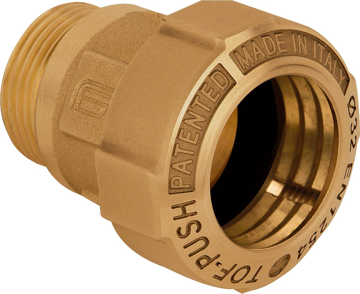 Connection fitting with reduced male thread, type 862 1/2" x 25 mm, not suitable for gas.