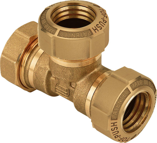 T-piece type 864 20mm not suitable for gas