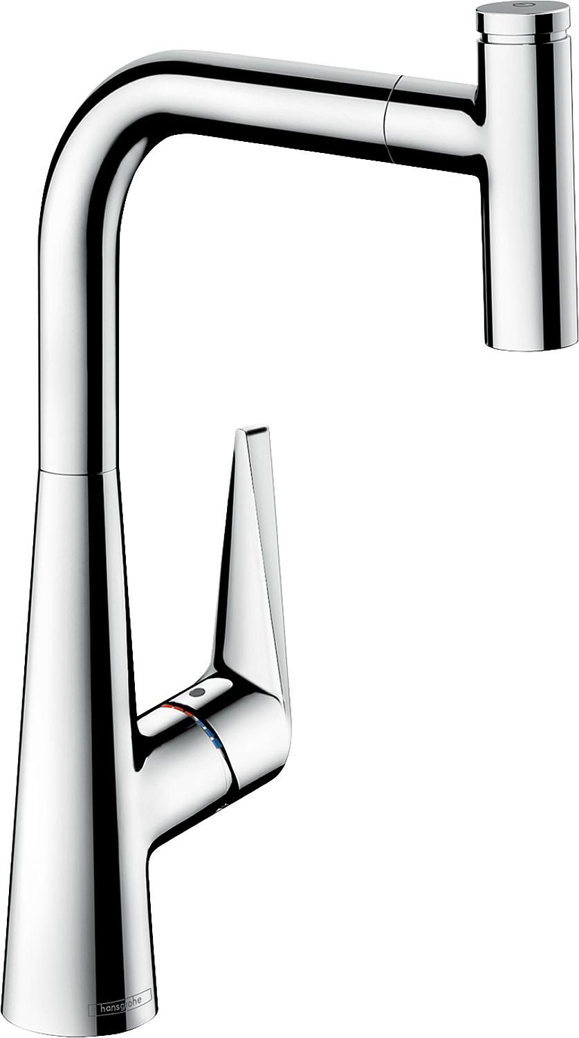 Mitigeur de cuisine Hansgrohe Talis Select S300 avec bec extractible, saillie de 234 mm, chromé