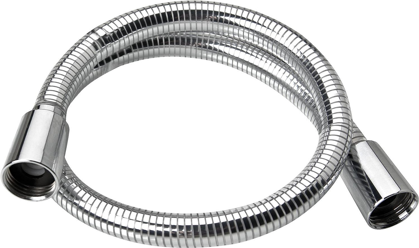 Flexible de douche DN15-600 mm, finition chromée de luxe, lisse, joint pivotant des deux côtés