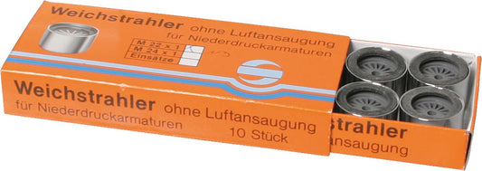 Weichstrahlregler-Niederdruck ohne Prüfz IG M22X1 mit Gummidichtung mit Zahnkranz  ""VPE 10 Stk.""