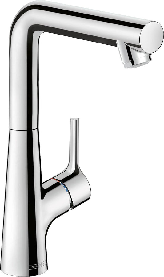 Hansgrohe Talis S basin mixer, 152 mm projection, chrome, swivel spout