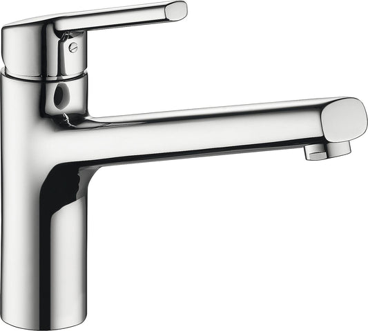 Spültischmischer KWC Luna E Schwenkauslauf Ausladung 225 mm chrom