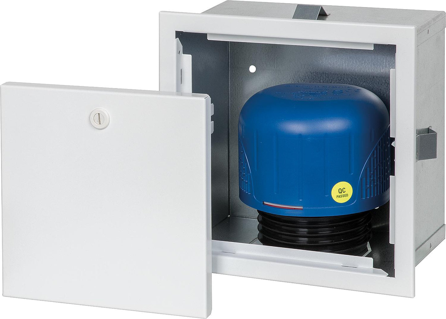 Grand boîtier mural avec aérateur de tuyau DN70/90/100