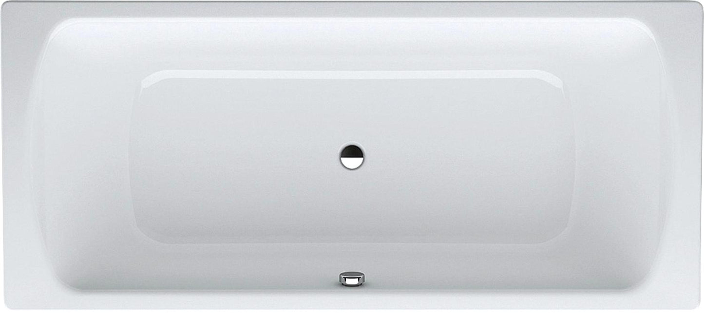 Elunos bathtub 1800x450x800 mm Capacity: 264 l Steel enamel, white