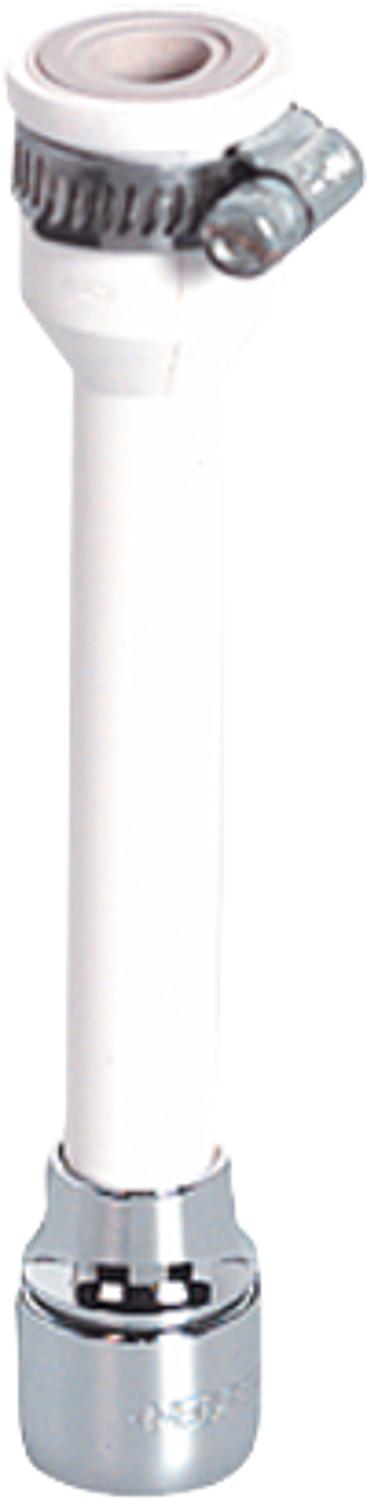 Bec allongé avec aérateur et pince, en plastique