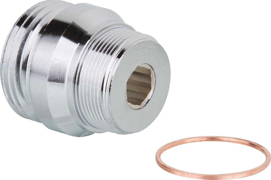 Reduzierstück Messing verchromt M 22X1 auf 3/4" AG mit 18mm Bohrung für Schwenkarm-Ausläufe