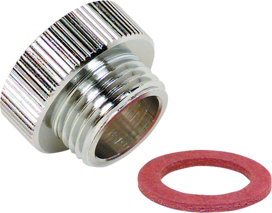 Reduzierstück Messing verchromt IG 3/4" auf AG 1/2"