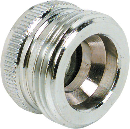 Reduzierstück Messing verchromt IG 1/2" auf AG 3/4"