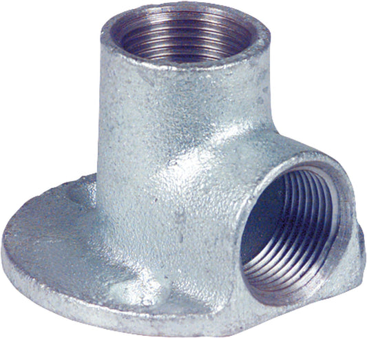 Galvanized malleable iron fittings Type. 471 (A5) wall angle 90° 1/2"
